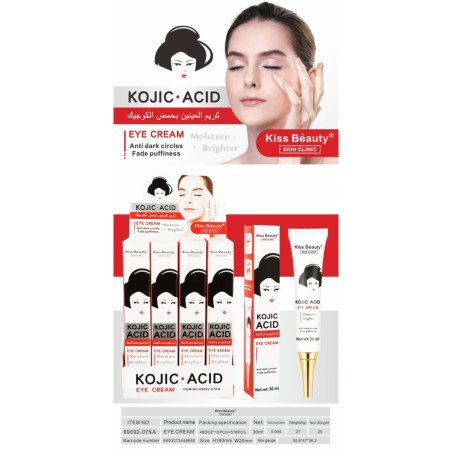 CONTOUR DES YEUX ACIDE KOJIQUE 30ML. BAISER BEAUTÉ