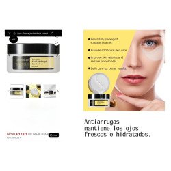 PARCHE PARA OJOS HIDROGEL DE CARACOL (60 UNIDADES) OUHOE