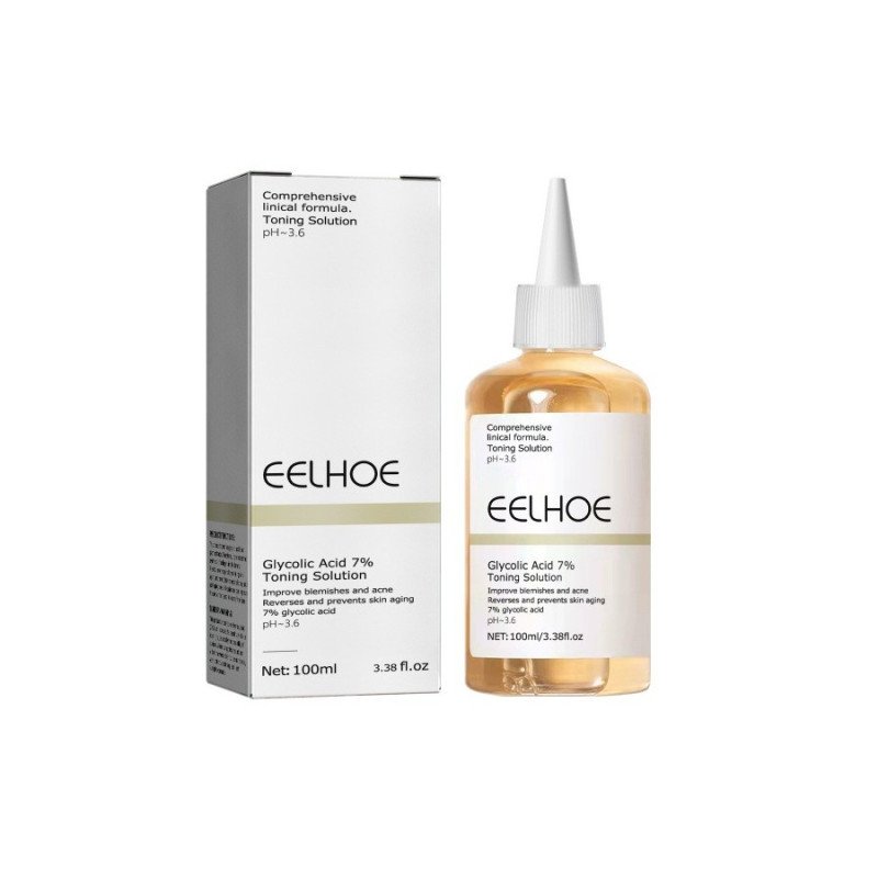 FACIAL TONING SOLUTION 7% GLYCOLIC ACID 100ML. EELHOE