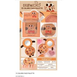 PALETA FACE 11 CORES COOKIES (4,59€ UNIDADE) PACK 6 KEVIN COCO