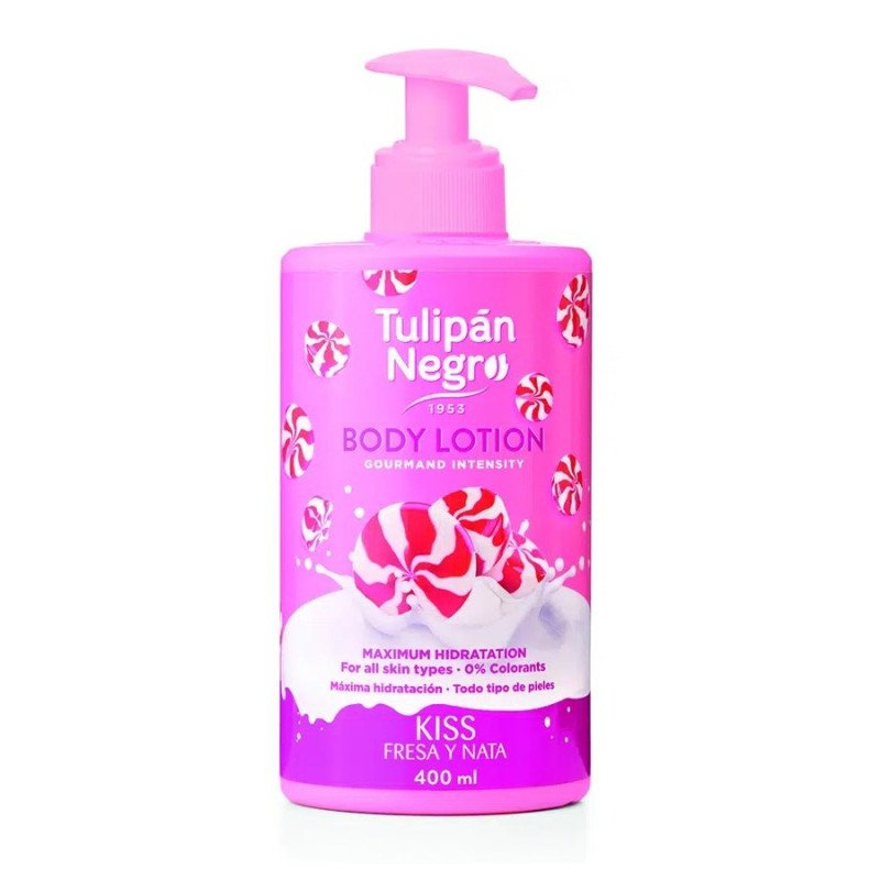 BODY LOTION FRESA Y NATA 400ML. TULIPAN NEGRO