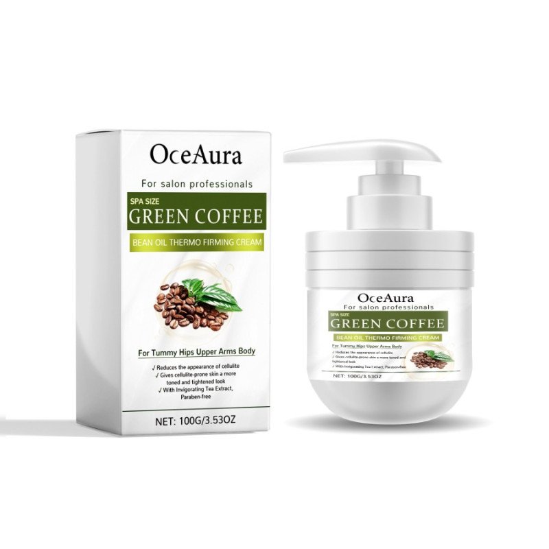 CREME TERMOFIRMANTE COM ÓLEO DE CAFÉ VERDE 100ML. OCEAURA