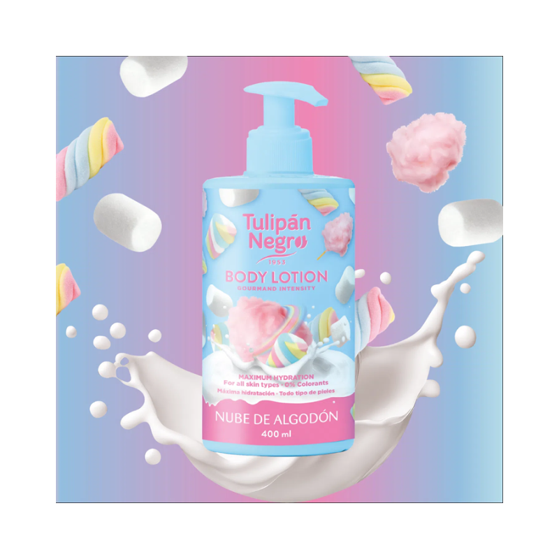 COTTON CLOUD BODY LOTION 400ML. BLACK TULIP