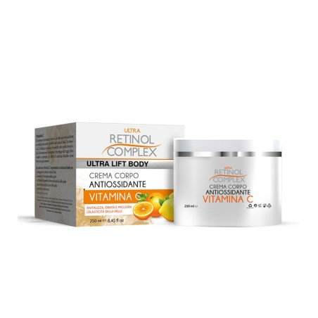 307 CRÈME CORPS ANTIOXYDANTE À LA VITAMINE C 250ML. COMPLEXE DE RÉTINOL