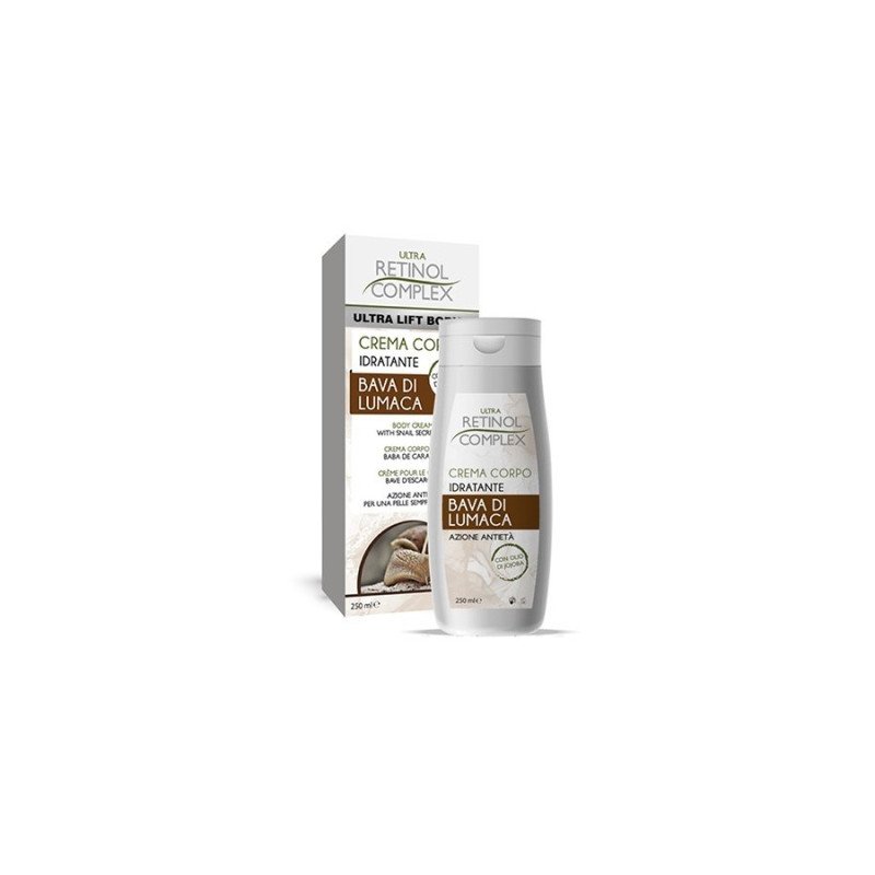 303 CREMA CORPORAL BABA DE CARACOL 200ml.(3.75€ UNIDAD) PACK 12 RETINOL COMPLEX