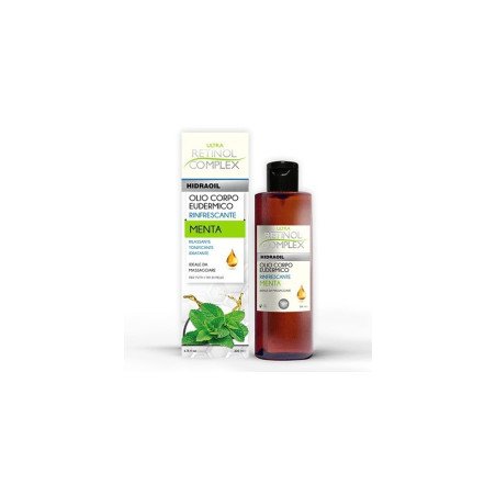 379 EUDERMAL MINT BODY OIL 200ml.(€3.75 UNIT) PACK 12 RETINOL COMPLEX