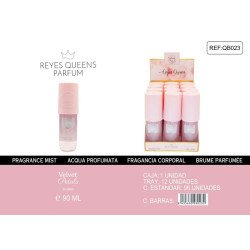 PARFUM CORPOREL PARFUMÉ PÉTALES DE VELOURS SCINTILLANTS 90ML. REINES ROIS
