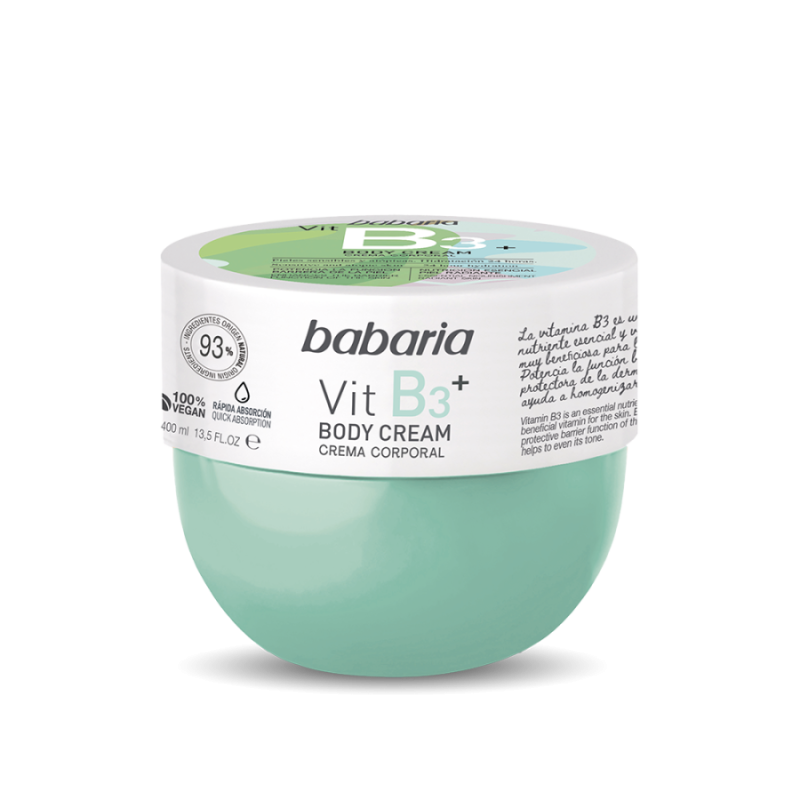 Body Cream Vitamin B3 400 ml Babaria