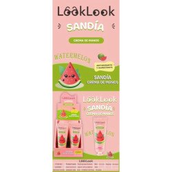 CREMA DE MANOS SANDIA 30ML.(0.55€ UNIDAD) PACK 12 LOOK LOOK