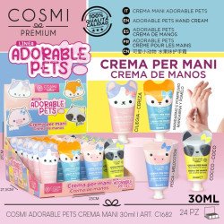 CRÈME POUR LES MAINS ADORABLES ANIMAUX 30ML. (1,09 € UNITÉ) PACK 24 COSMI