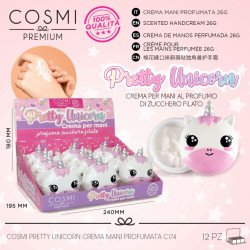 CREMA DE MANOS PRETTY UNICORN 26GR.(2.15€ UNIDAD) PACK 12 COSMI