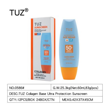 PROTECTOR SOLAR SPF50+ PA+++ CON COLAGENO 60ML. TUZ