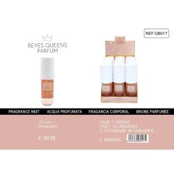 PARFUM CORPS PARFUM FRAISES ET CHAMPAGNE 90ML. REINES ROIS