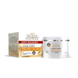 389 EXFOLIANTE CORPORAL DE AZUCAR MORENO 250ml.(3.75€ UNIDAD) PACK 12 RETINOL COMPLEX