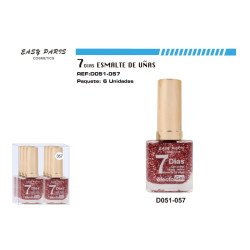 LACA DE UÑAS EFECTO GEL 13ML. (0.58 € UNIDAD) PACK 6 EASY PARIS