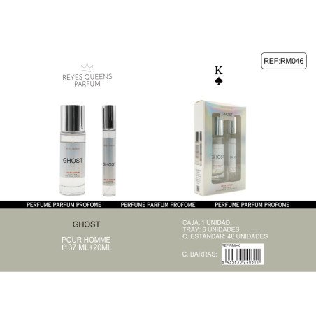 CONJUNTO EAU DE PARFUM GHOST 37+20ML. RAINHAS REIS