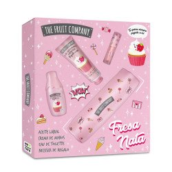 CONJUNTO DE MORANGO E CREME THE FRUIT COMPANY