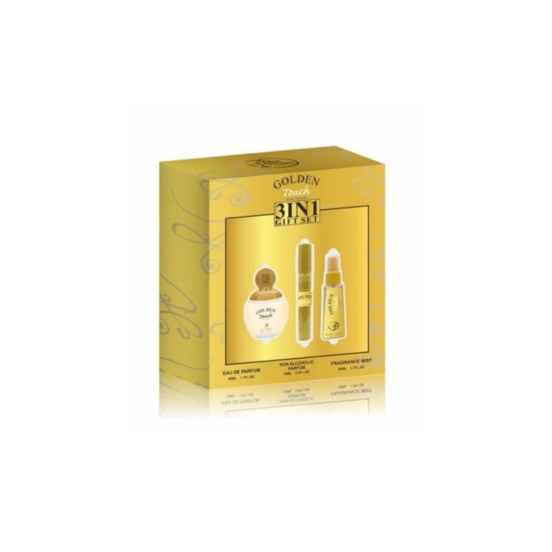 SET GOLDEN TOUCH POUR FEMME 3 IN 1 BLUE DREAMS
