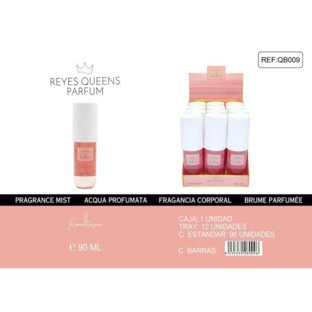 ROMANTICISM SCENTED BODY FRAGRANCE 90ML. QUEEN KINGS