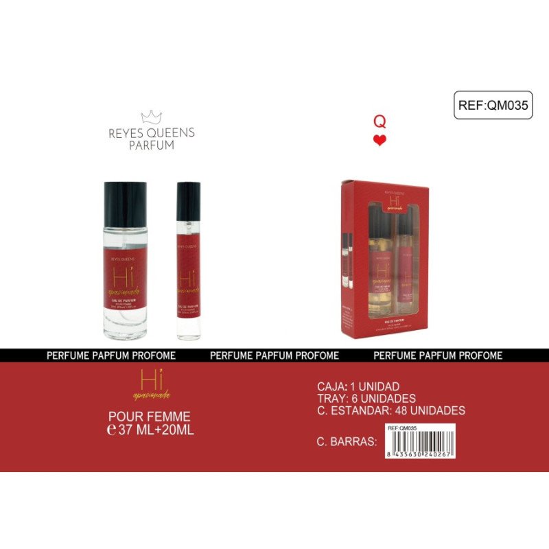 Set Hi Apasionada Reyes Queens 37+20 ml | Cosmex
