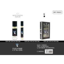 CONJUNTO EAU DE PARFUM HOMEM 37+20ML. RAINHAS REIS