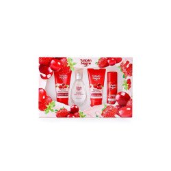 CONJUNTO TULIPA PRETA MORANGO E CEREJA