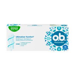 ULTIMATE COMFORT MINI 16U TAMPONS. O.B.