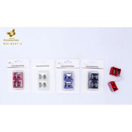 SET TAILLE-CRAYON POUR DEUX MESURES (0,60 € SET) PACK 12 SETS COCO