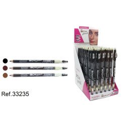 LÁPIS DE SOBRANCELHAS 3 CORES (0,50€ UNIDADE) PACK 48 LETICIA WELL