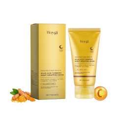 MÁSCARA DE EMBALAGEM NOTURNA DE ÁCIDO KÓJICO + VITAMINA C + RETINOL + CÚRCUMA + COLÁGENO 75gr. HOYGI