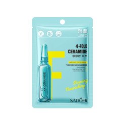 MASQUE VISAGE EN AMPOULE QUADRUPLE DE CÉRAMIDE (0,49€ UNITÉ) PACK 6 SADOER