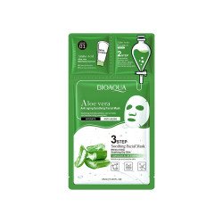 ALOE VERA ANTI-AGING SOOTHING FACIAL MASK 3 STEPS (€0.49 UNIT) PACK 6 BIOAQUA