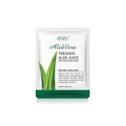 MÁSCARA REPARADORA E CALMANTE DE ALOÉ VERA (0,49€ UNIDADE) PACK 6 ZOZU