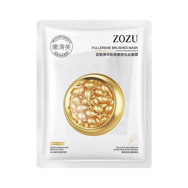 MÁSCARA REJUVENESCEDORA COM PLACENTA DE OVELHA E FULLERENE (0,49€ UNIDADE) PACK 6 ZOZU