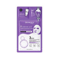 3 STEPS HYALURONIC AND AMINO ACIDS FACIAL MASK 0.8+0.8+25GR.(€0.49 UNIT) PACK 6 BIOAQUA