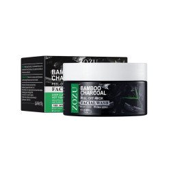 MÁSCARA FACIAL COM CARVÃO DE BAMBU 100GR. ZOZU
