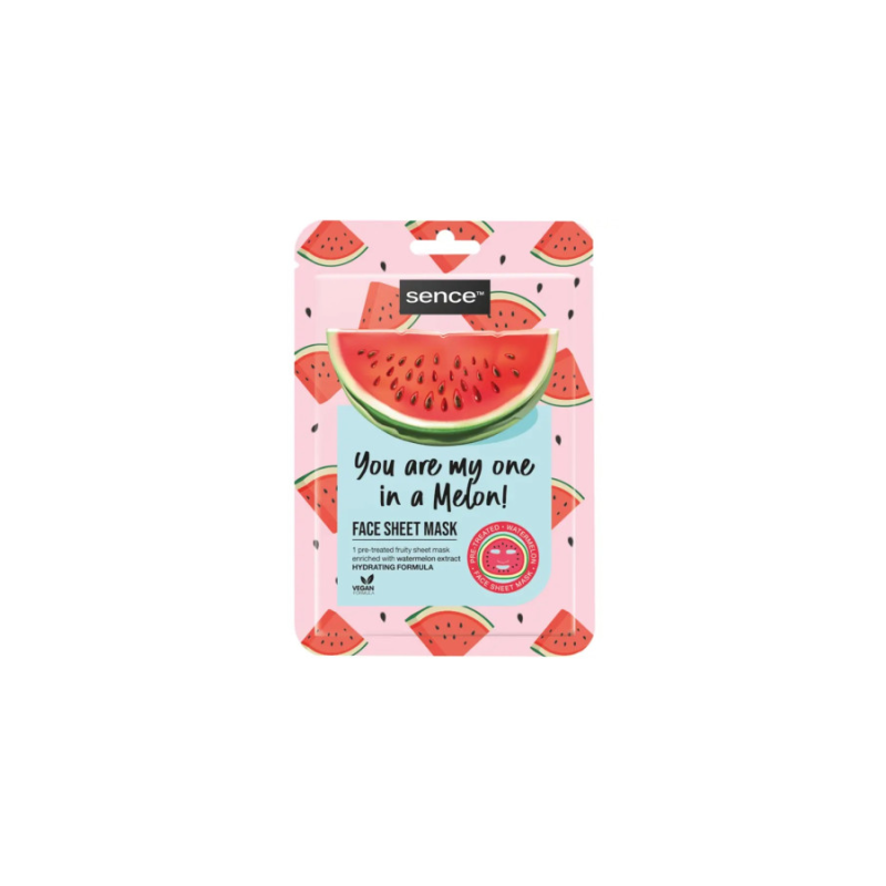 MASCARILLA FACIAL SANDIA(0.99€ UNIDAD) PACK 12 SENCE