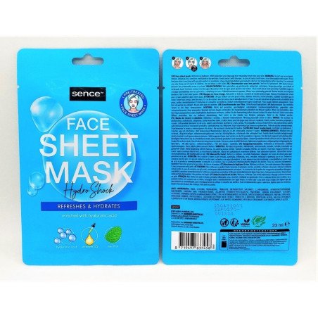 MÁSCARA FACIAL HIDRO CHOQUE (0,99€ UNIDADE) PACK 12 SENÇAS