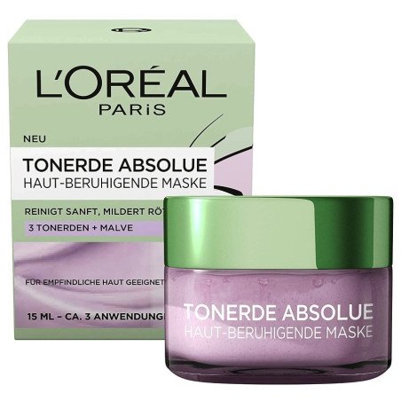 DETOXIFYING AND SOOTHING PURE CLAY FACIAL MASK 15ML.(€1.50 UNIT) PACK 24 L'OREAL