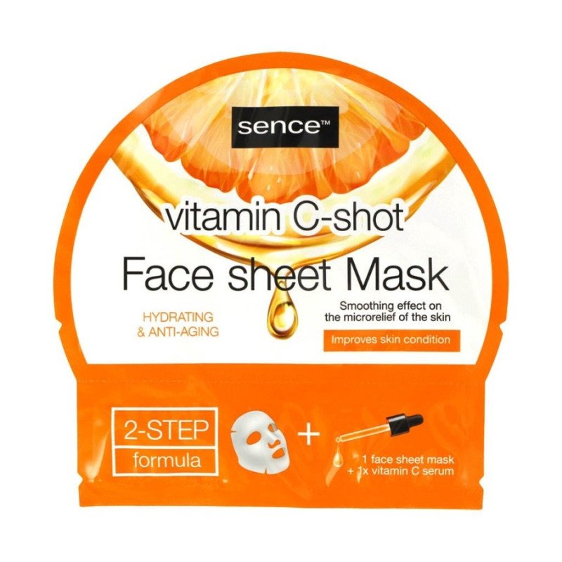 2 STEPS FACIAL MASK + SHOT (€1.25 UNIT) PACK 12 SENCE
