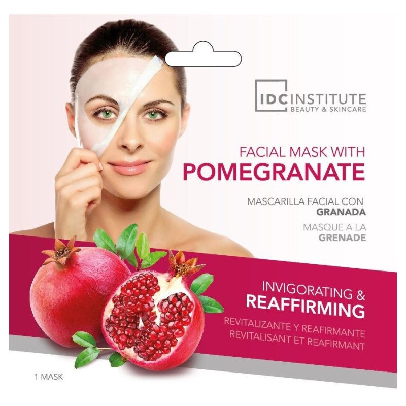 MASCARILLA FACIAL GRANADA(0.99€ UNIDAD) PACK 12 IDC INSTITUTE