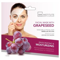 MÁSCARA FACIAL COM SEMENTES DE UVA (0,99€ UNIDADE) PACK 12 INSTITUTO IDC