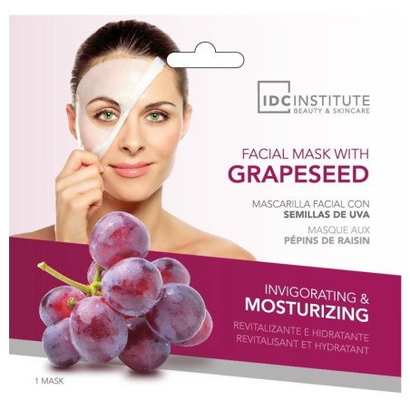 MÁSCARA FACIAL COM SEMENTES DE UVA (0,99€ UNIDADE) PACK 12 INSTITUTO IDC