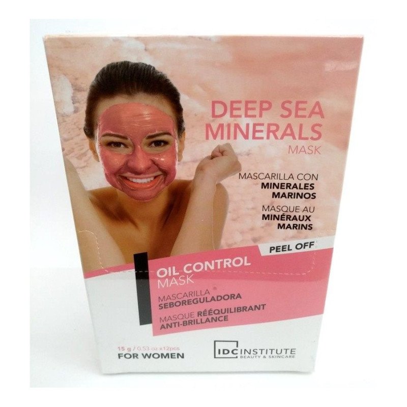 MÁSCARA FACIAL SEBORE REGULADORA (1,27€ UNIDADE) PACK 12 INSTITUTO IDC