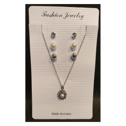 COLLAR + PENDIENTES (0.45€ UNIDAD) PACK 24 FASHION