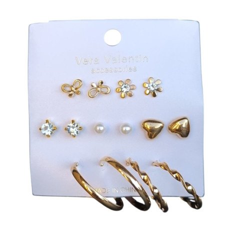 ASSORTED EARRING SET (€0.50 SET)PACK 12
