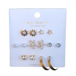 ASSORTED EARRING SET (€0.50 SET)PACK 12