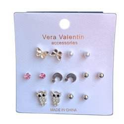 ASSORTED EARRING SET (€0.50 SET)PACK 12