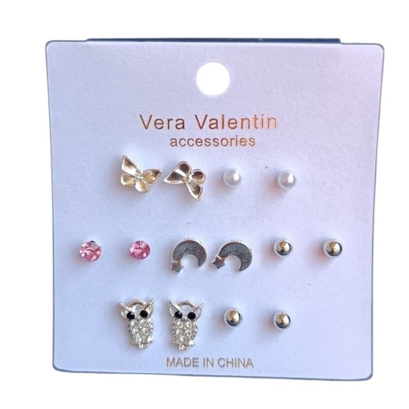 ASSORTED EARRING SET (€0.50 SET)PACK 12