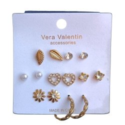 ASSORTED EARRING SET (€0.50 SET)PACK 12